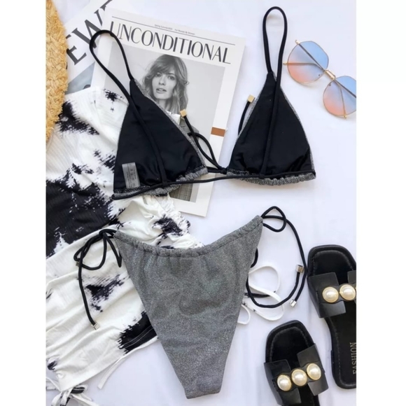 2021 Bikini Swimwear Ladies Sequined Solid… - Picture 4 of 4